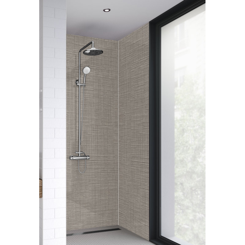 120mm W x 242mm H Decorative Wall Panel with Glass