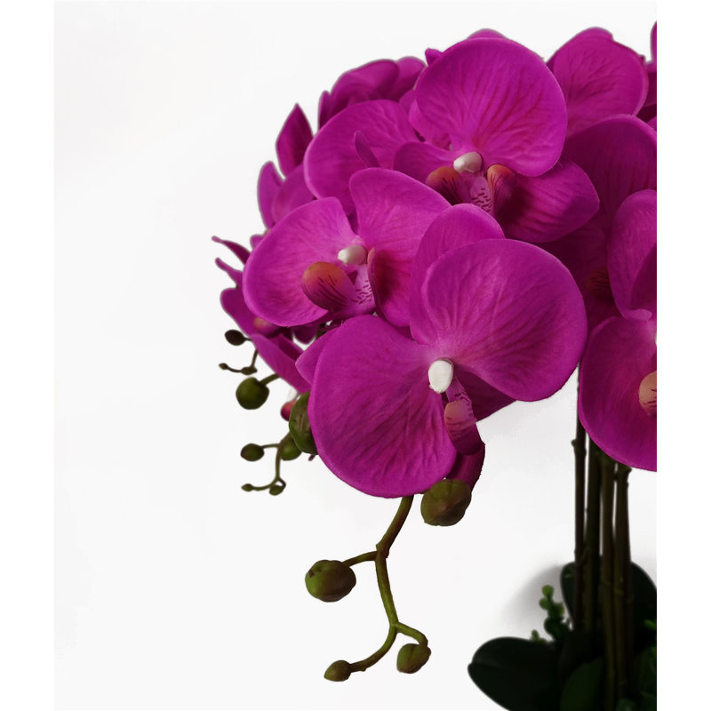 Plastic, Silk Artificial Arrangement in Planter