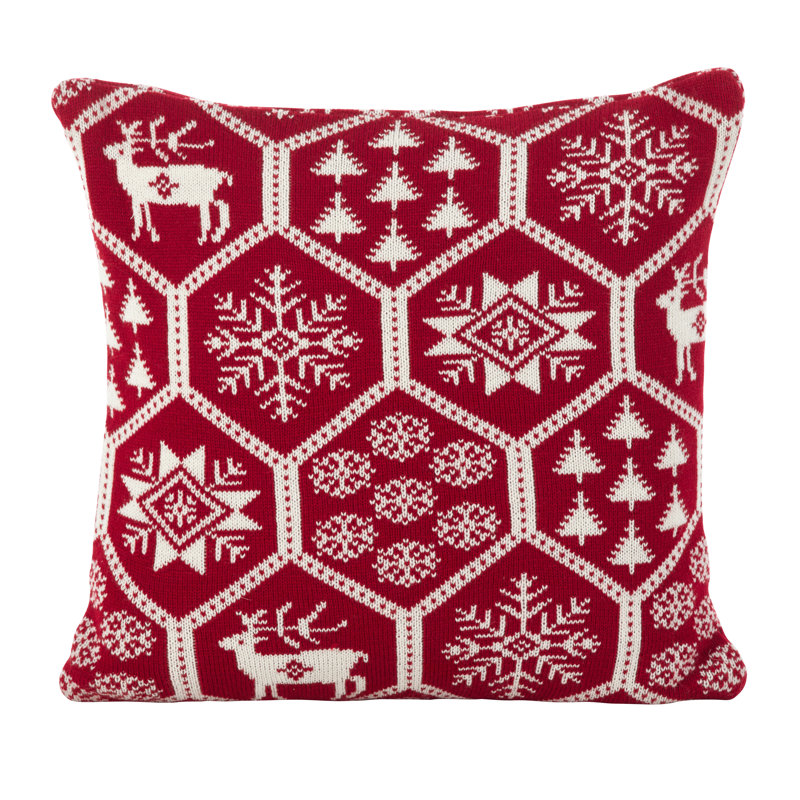 Nederland Sequined Reversible Throw Pillow
