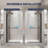 34" W x 72" H Walk-in Frameless Shower Screen with 5/16" (8mm) Thick Easy Clean Glass, Stainless Steel Towel Bar-114022375