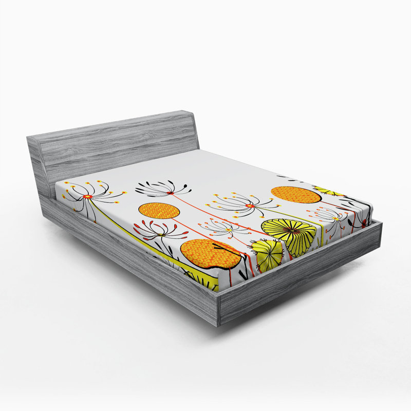 Drap-housse floral umbellifers, Drap-housse grand