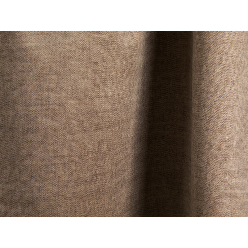 Bedar 5 Seater Velvet Corner Sofa , Dark Beige, Left Hand Facing