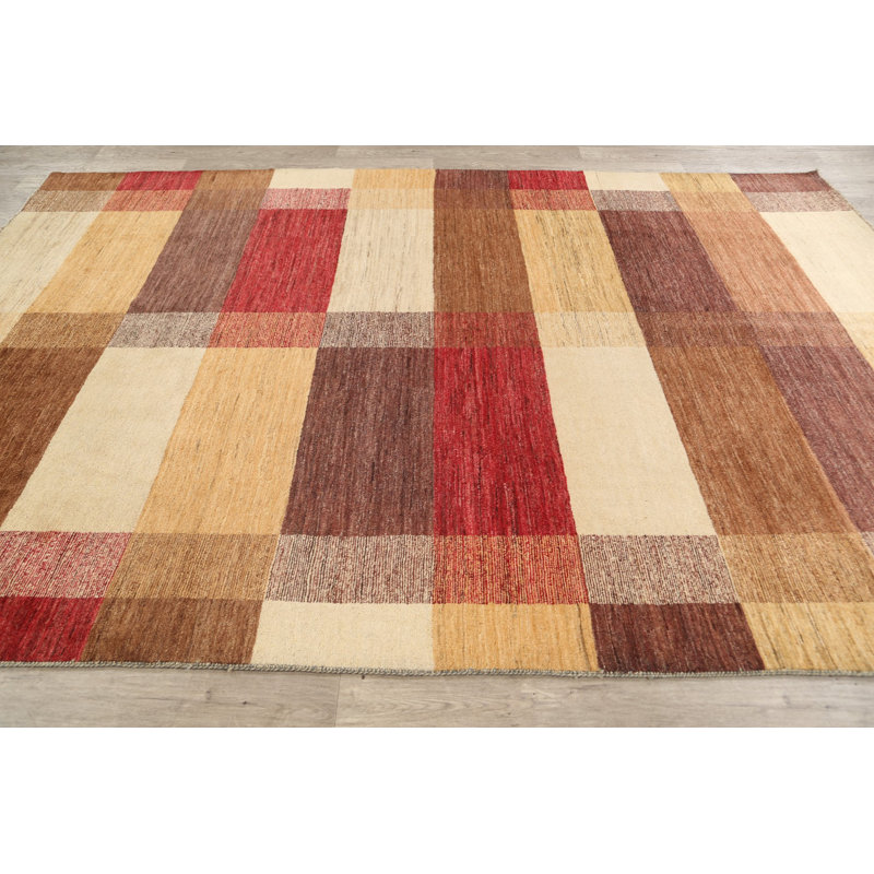 One-of-a-Kind 6'7" X 9'7" New Age Wool Area Rug in