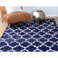 Tapis bleu marine / ivoire Scottsville-1585129839