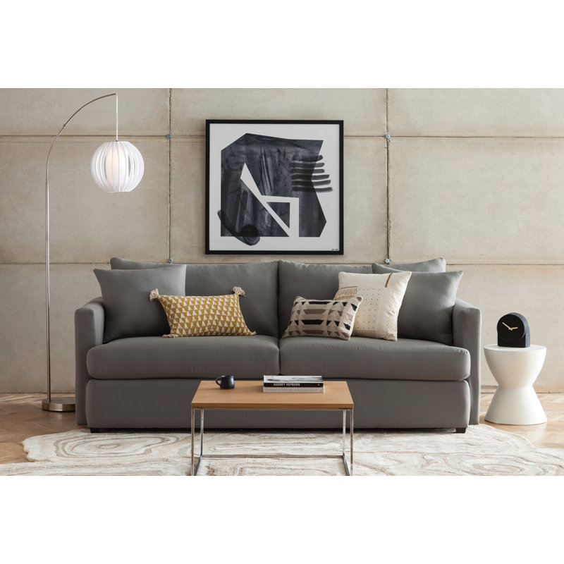 Perse End Table, White