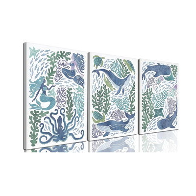 3 Piece Wrapped Canvas Print