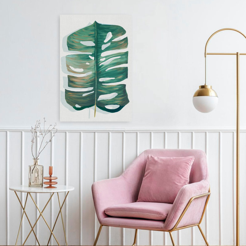 Art moderne moderne abstrait tropical tropical, H 24 po x l 16 po