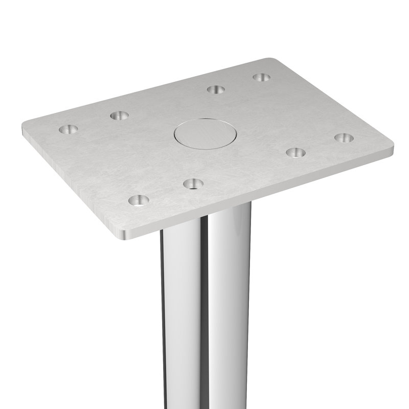 Adjustable Furniture Leg, 7.87" H x 3.15" W x 3.15" D
