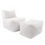Outdoor Pouf Bench, Seascape Sand-1270672328