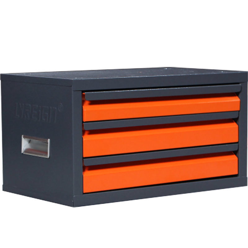 Drill Bit Dispenser 3 Drawer Box - Organize Bits, Aluminum, Copper, Soft Alloy Steel, Wood. Thick Steel. 15.7"L X 9.4"W 11.8"H. Cement Grey Storage Cabinet Store Wood Easily.