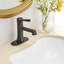 Robinet de salle de bains monotrou avec ensemble de drainage-64601197