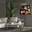  «Cat Familia In Ornate Attire» par Doron David, art mural sur toile, 37 po x 37 po-1364931744