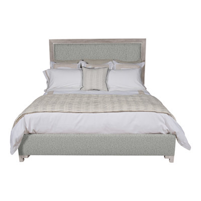 Louise/Lawrence King Upholstered Low Profile Panel Bed