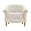 Fauteuil d'appoint capitonné pour le salon
