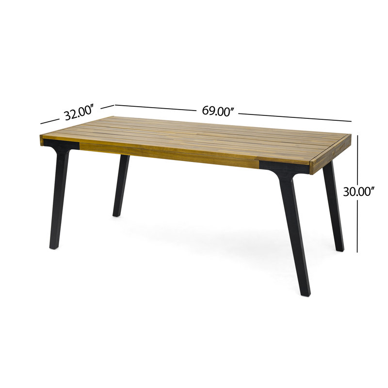 1 DINING TABLE+2 DINING BENCHES