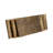 Trays and Plates Metal Aluminum Modern Design Rectangular Finish for Home Office Bedroom Living Room Decor Use Set of 3 - 1" Gold