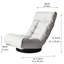 Fauteuil inclinable confortable en métal avec rembourrage en lin - s'adapte à plusieurs espaces à dossier réglable en gris, alliant style et confort