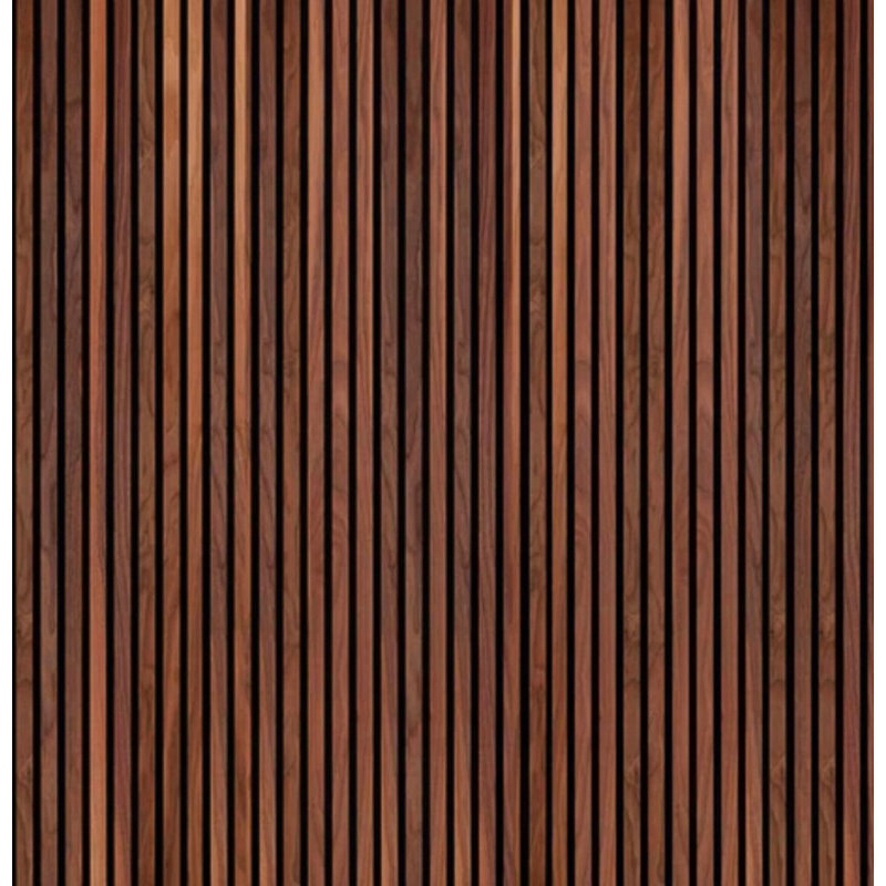Madelyne 30cm W x 30cm H Wall Paneling - 2 pack, Brown