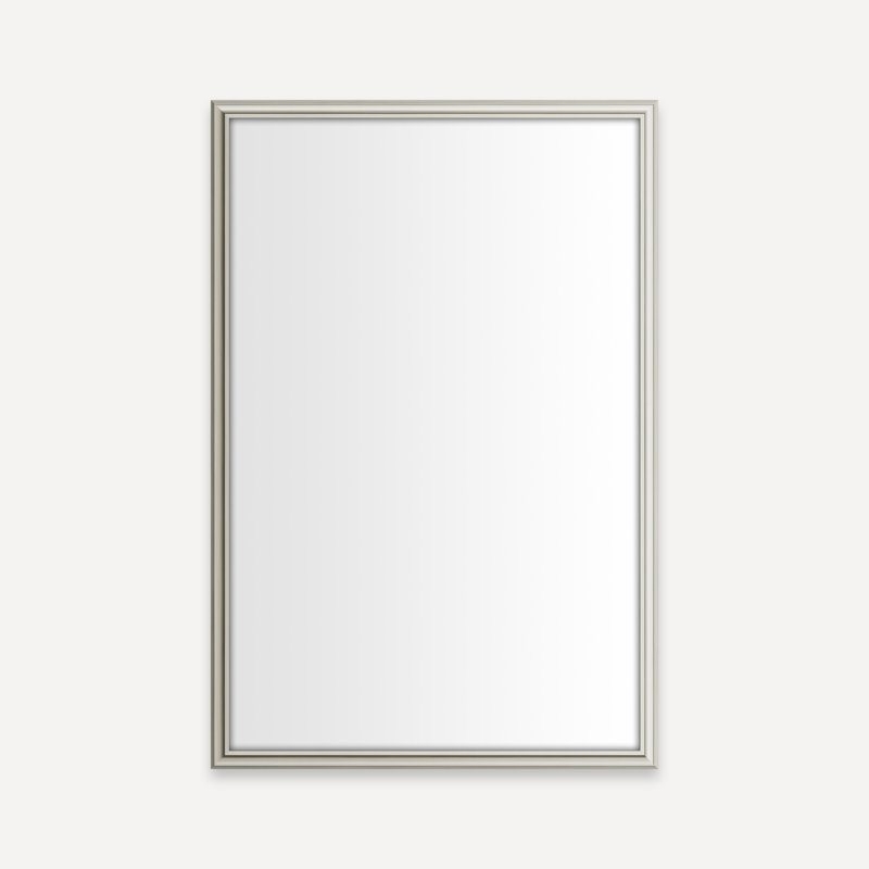 Main Line Cabinet, 30.06" H x 19.38" W x 4" D, Nickel, Rosemont