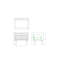 Table de chevet moderne 23 po Rylee