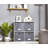 13x15 Collapsible Felt Cube Storage Bin with Label Holder and Metal Handles-94532461