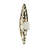 Steel Candle Wall Light-667962606