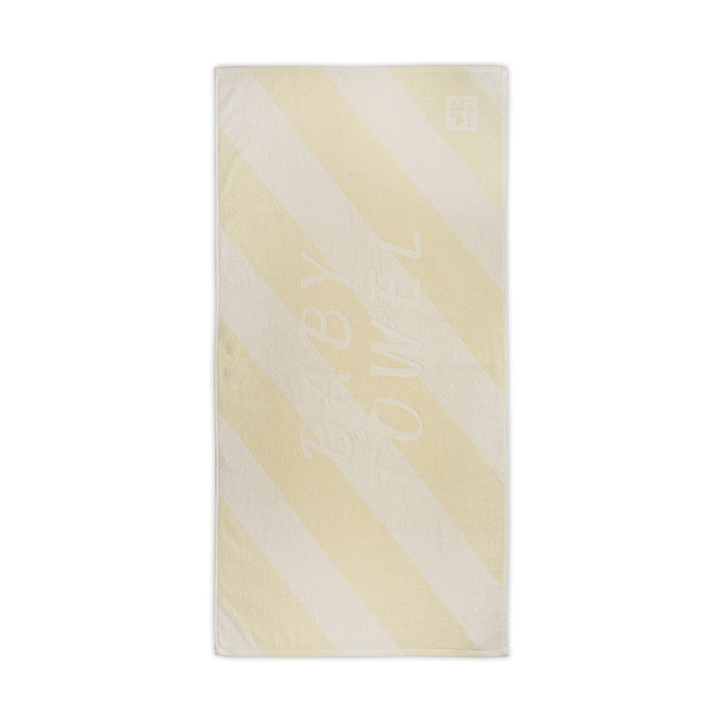 Serviette de bébé, Jaune