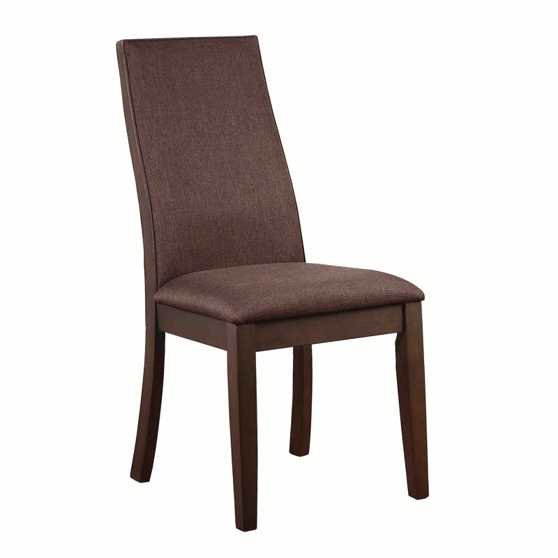 Chaise Steadman, Polyester brun, Brun foncé