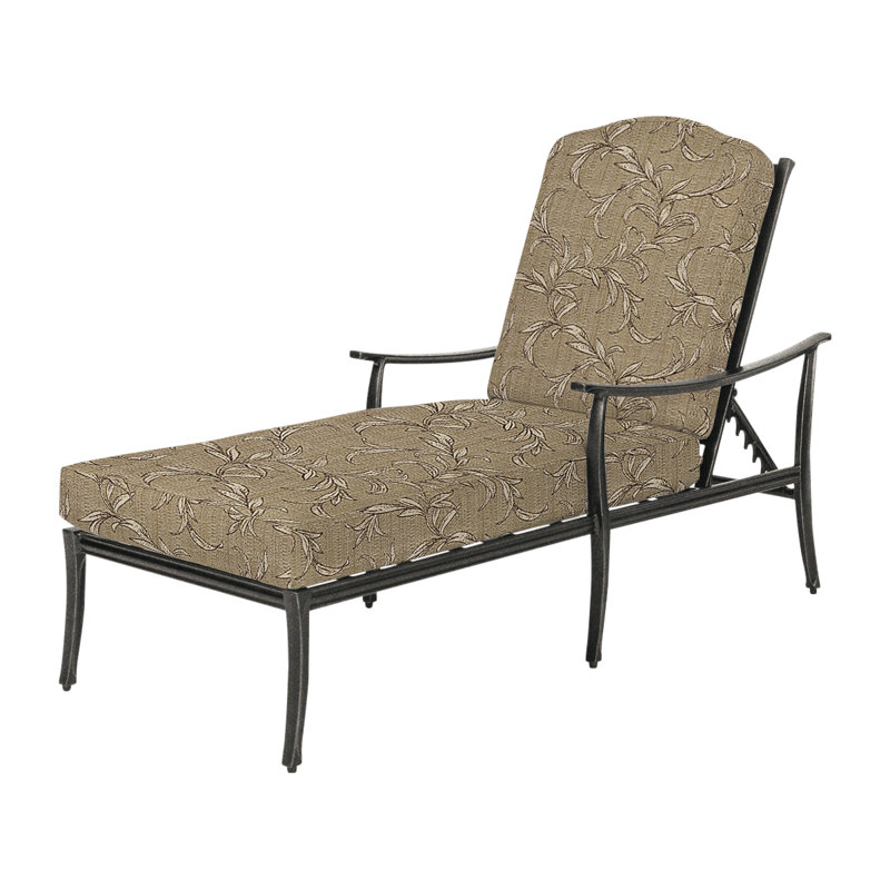 Edge Outdoor Chaise Lounge, Bessemer, Midnight Gold