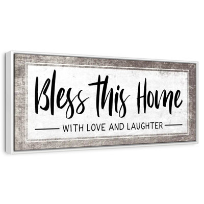 Plaque murale «Bless This Home»