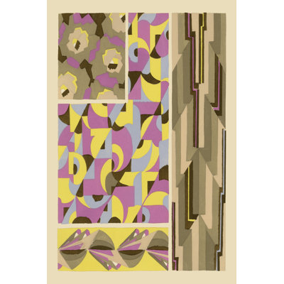 Art Deco Designs I by Baxter Mill Archive - Wrapped Canvas Print