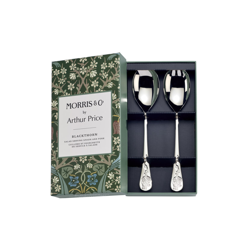 Morris & Co. By Arthur Price Stainless Steel Salad Servers