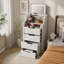 Ensemble de meuble-lavabo 3 en 1 avec miroir et plateau de maquillage-131180632