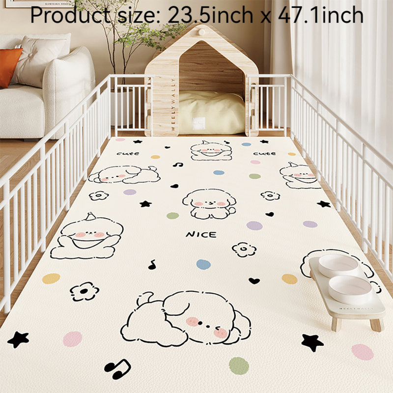 Tapis pour animaux de compagnie, H 0,15 po x l 23,5 po x P 47,1 po