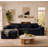 Boneless 106" L-Shape Sectional Couches For Living Room, Cloud Sofa With Chaise, Modern Upholstered Boneless Couch With Deep Seat, Cup Holder & Side Pocket, Sofa Pillows, No Assembly Required-304978231-304978228