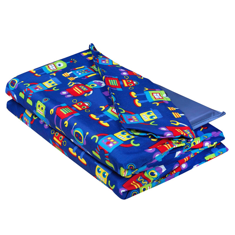Housse en microfibre pour tapis de repos, Robots