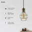 Anthonio 1 - Light Brushed Brass Pendant