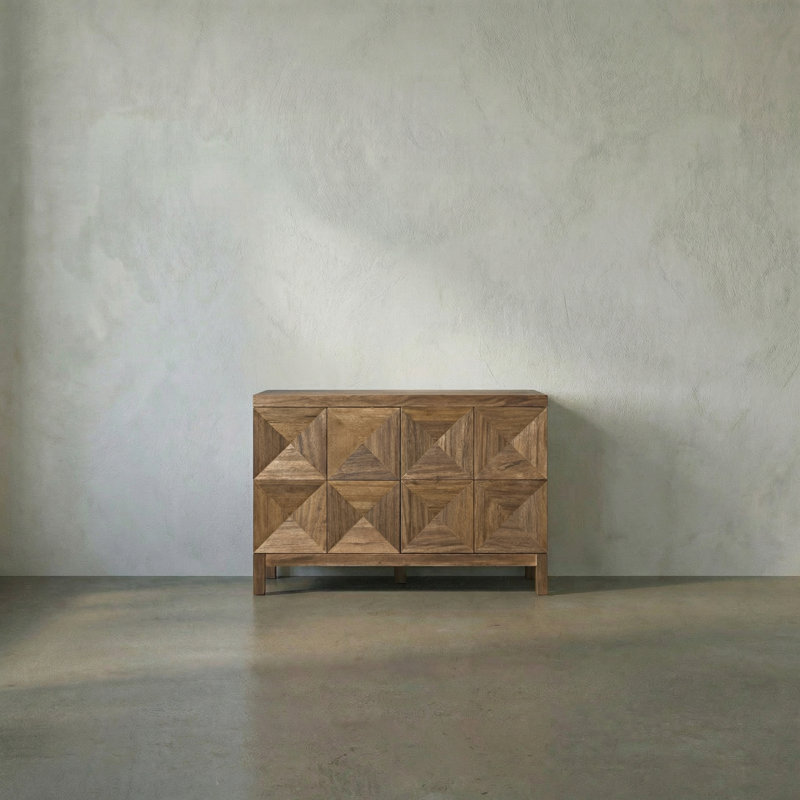 Quadrant 52'' W Solid Wood Sideboard, Dark Walnut