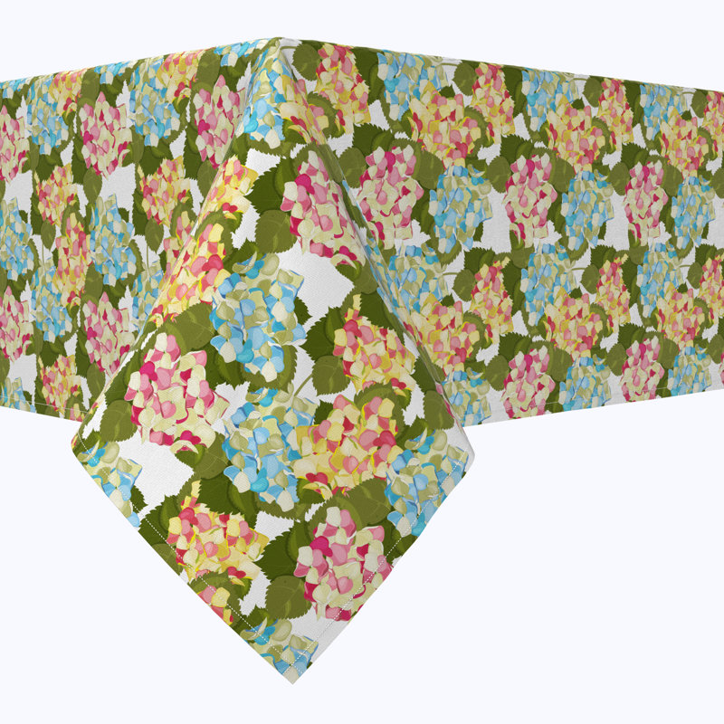 Floral 217 Cotton Tablecloths, 104" x 60"