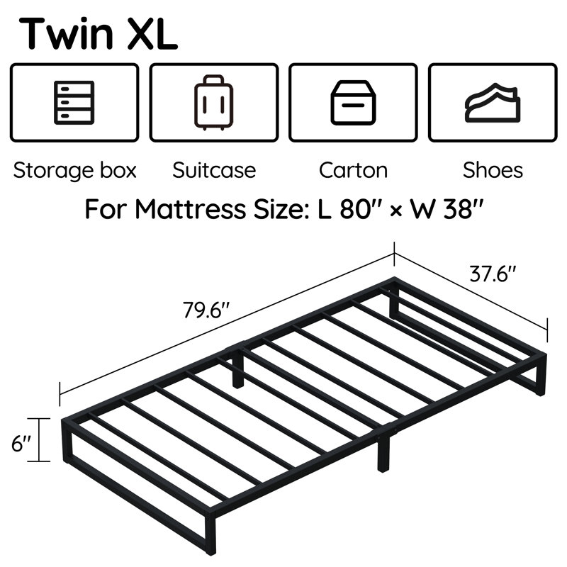 Leonardtown, Extra-long Twin, 6"