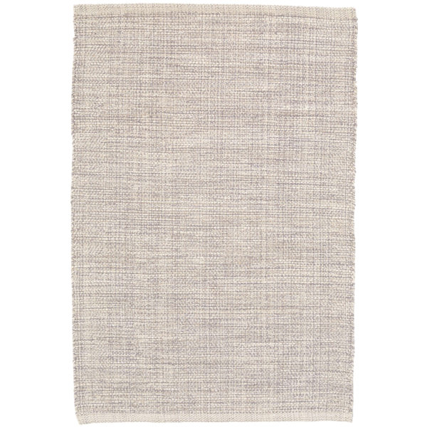 Dash & Albert Meghan Ivory/Natural Woven Jute Rug 2'x3