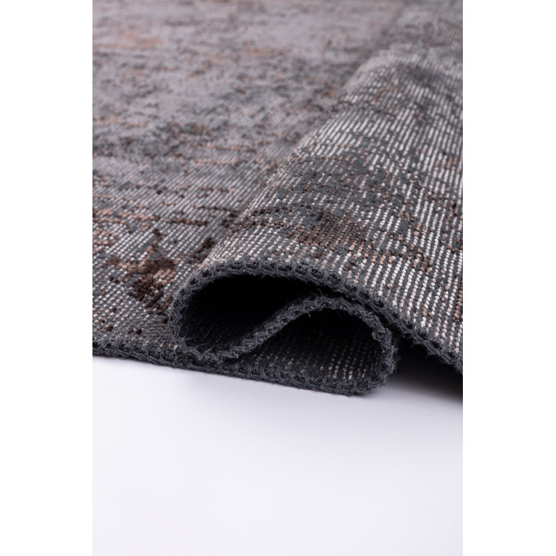 Rapture Gray Brown Oriental Luxury Area Rug, Rectangle 7'10" x 11'2"