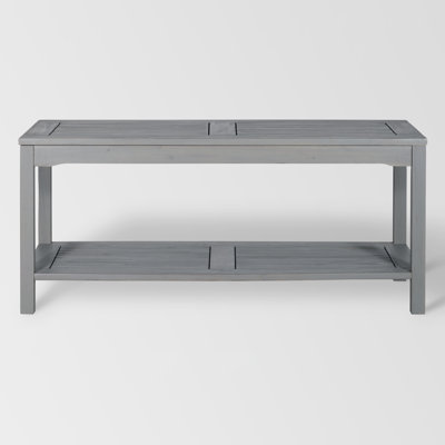 Dolores Rectangular Acacia Solid Wood Outdoor Patio Table - 120 cm W 49.9 cm D