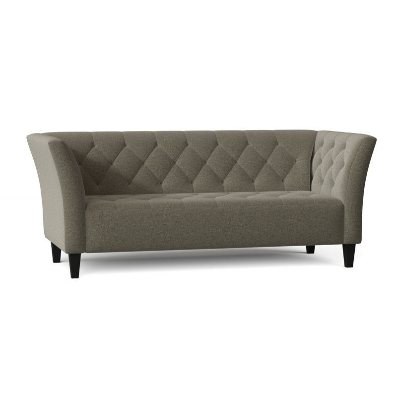 Carruth Upholstered 76'' Sofa, Vibe Ashen Chenille