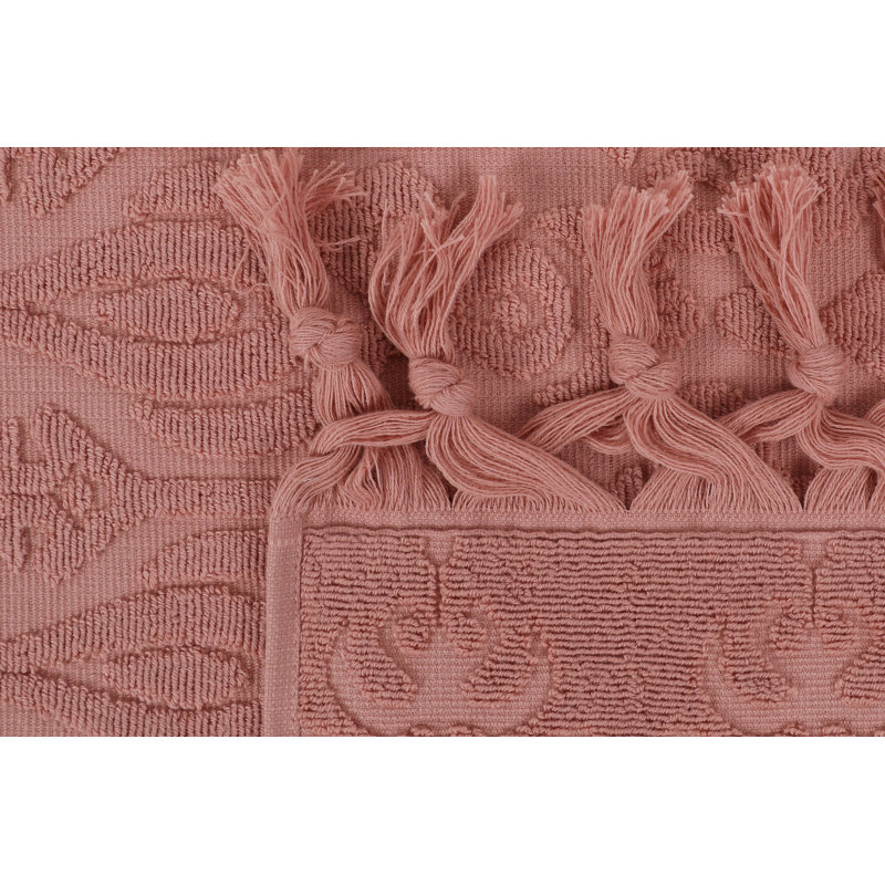 Débarbouillette 100% coton Theia, Rose cendré