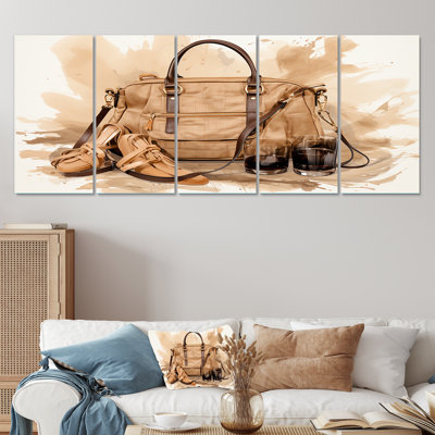 Ensemble de 5 pièces d'art mural rétro