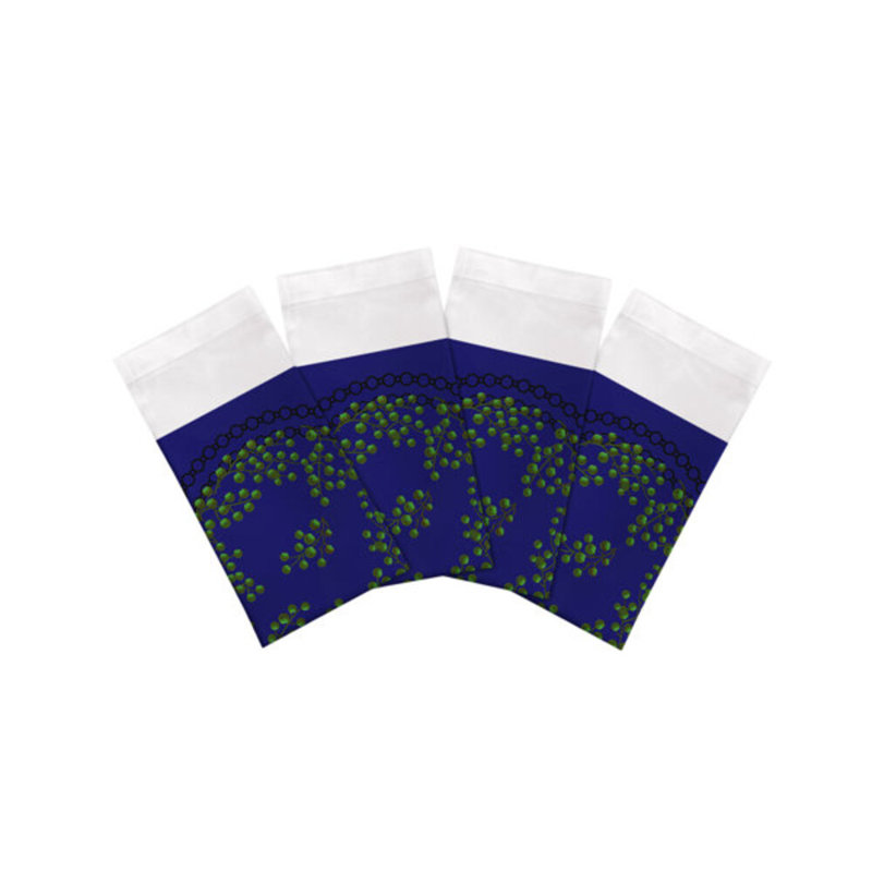 Serviettes de table Christmas Berries, Bleu vert