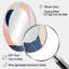 Miroir mural ovale cosmique Modern Radiance Retro Pastel III-1685069664