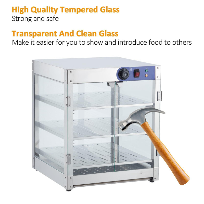 Vitrine en acier inoxydable