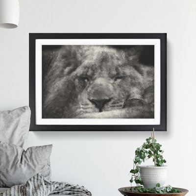 Lion Vol.2 - Picture Frame Graphic Art